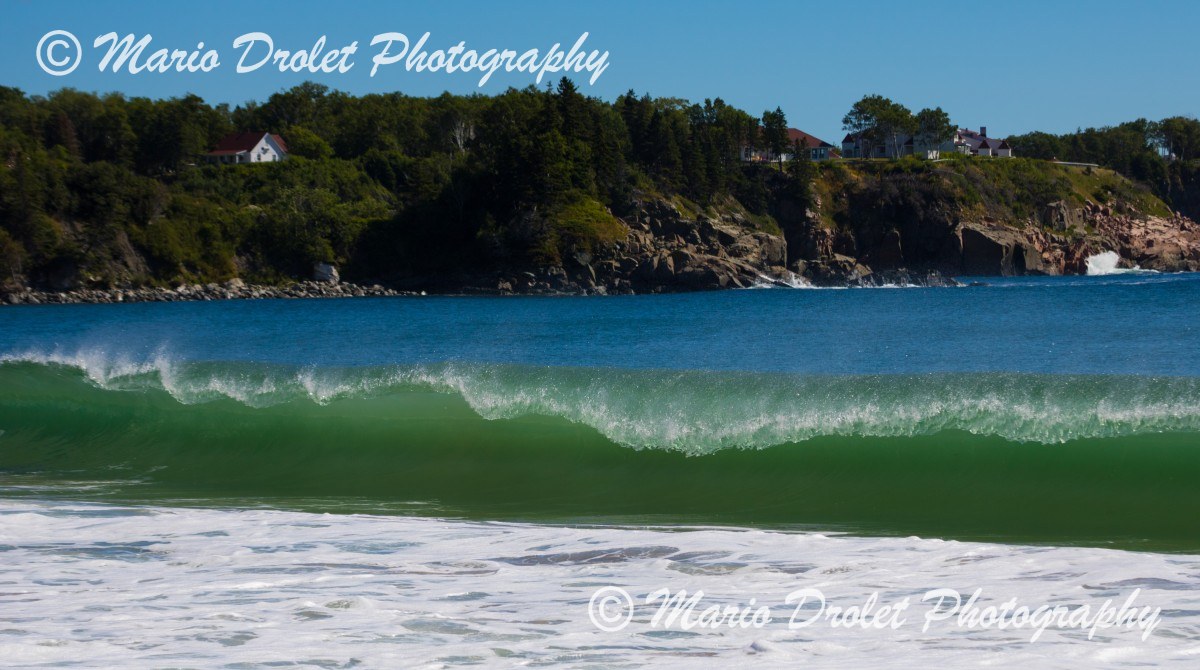 Crashing Waves, Ingonish beach, Cape Breton Island, Nova Scotia, Canada