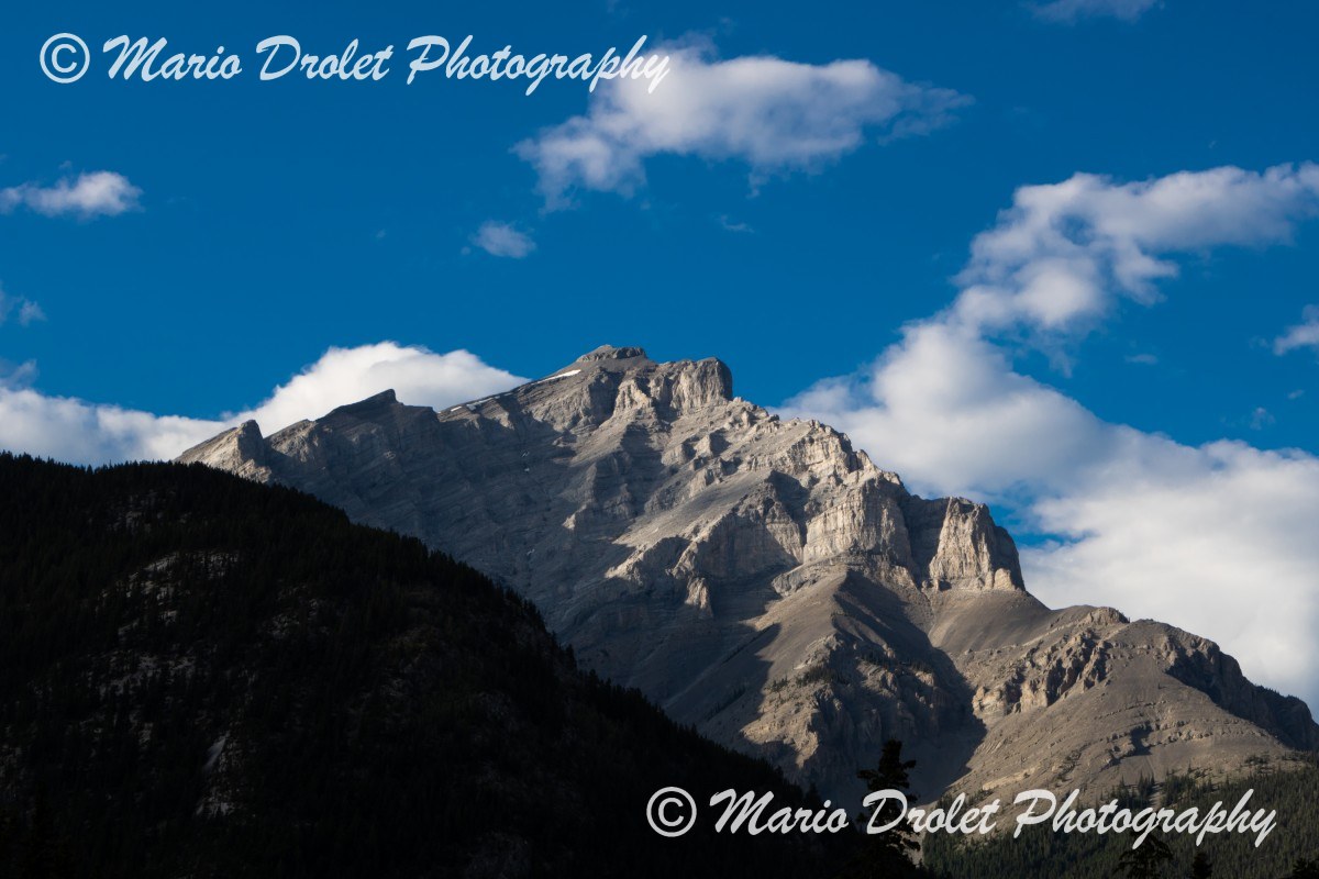 High peak in Banff National Park