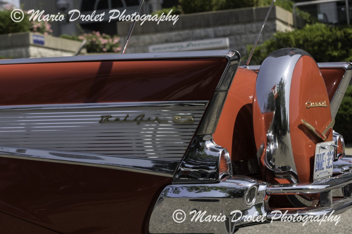 1957 Chevy BelAir Custom at Canada Day Parade in Port Credit, Ontario, Canada