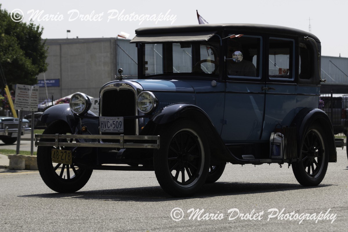 1930 Ford Model A cruising in a Canada Day parade
