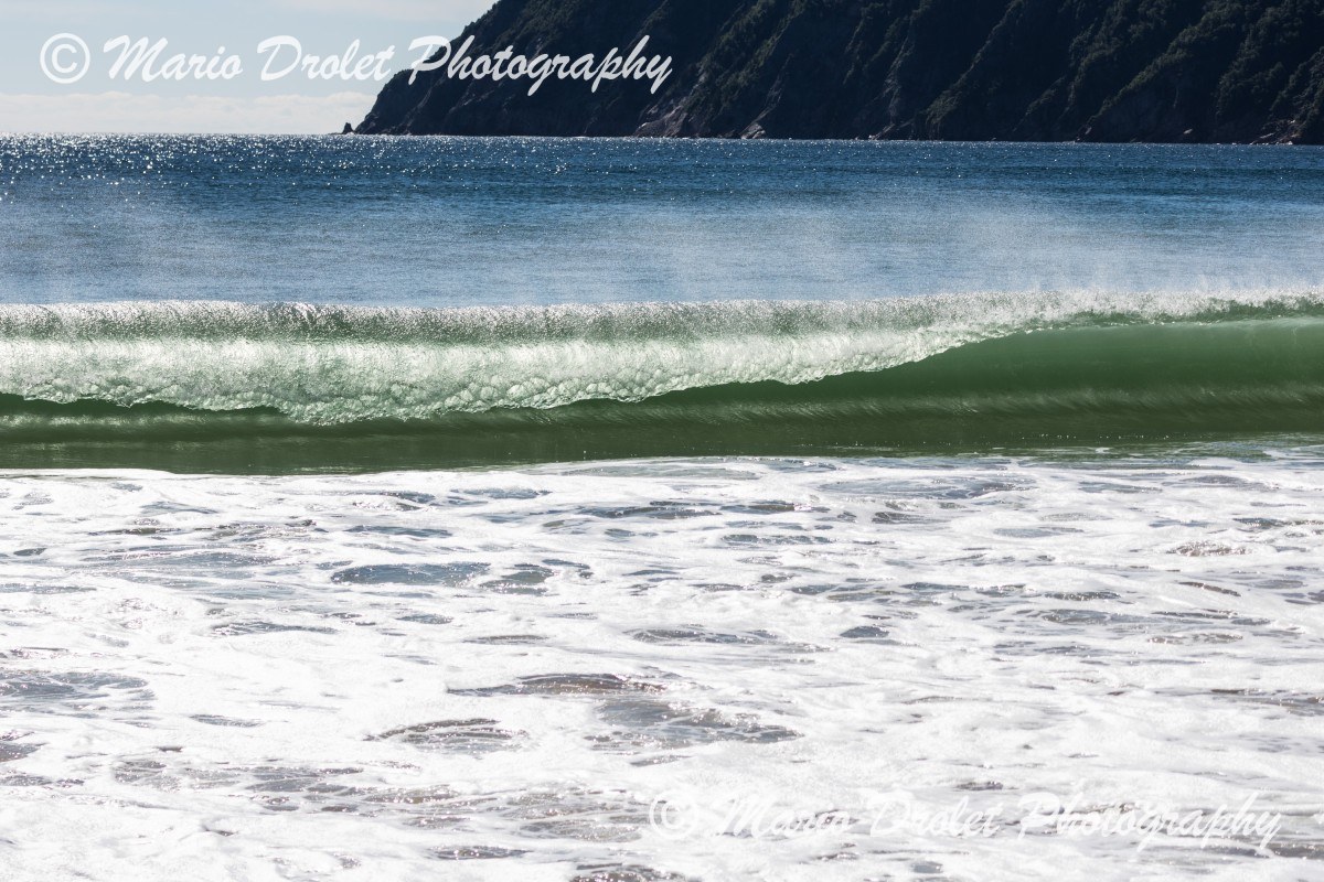 Crashing waves, Ingonish Beach, Nova Scotia Canada