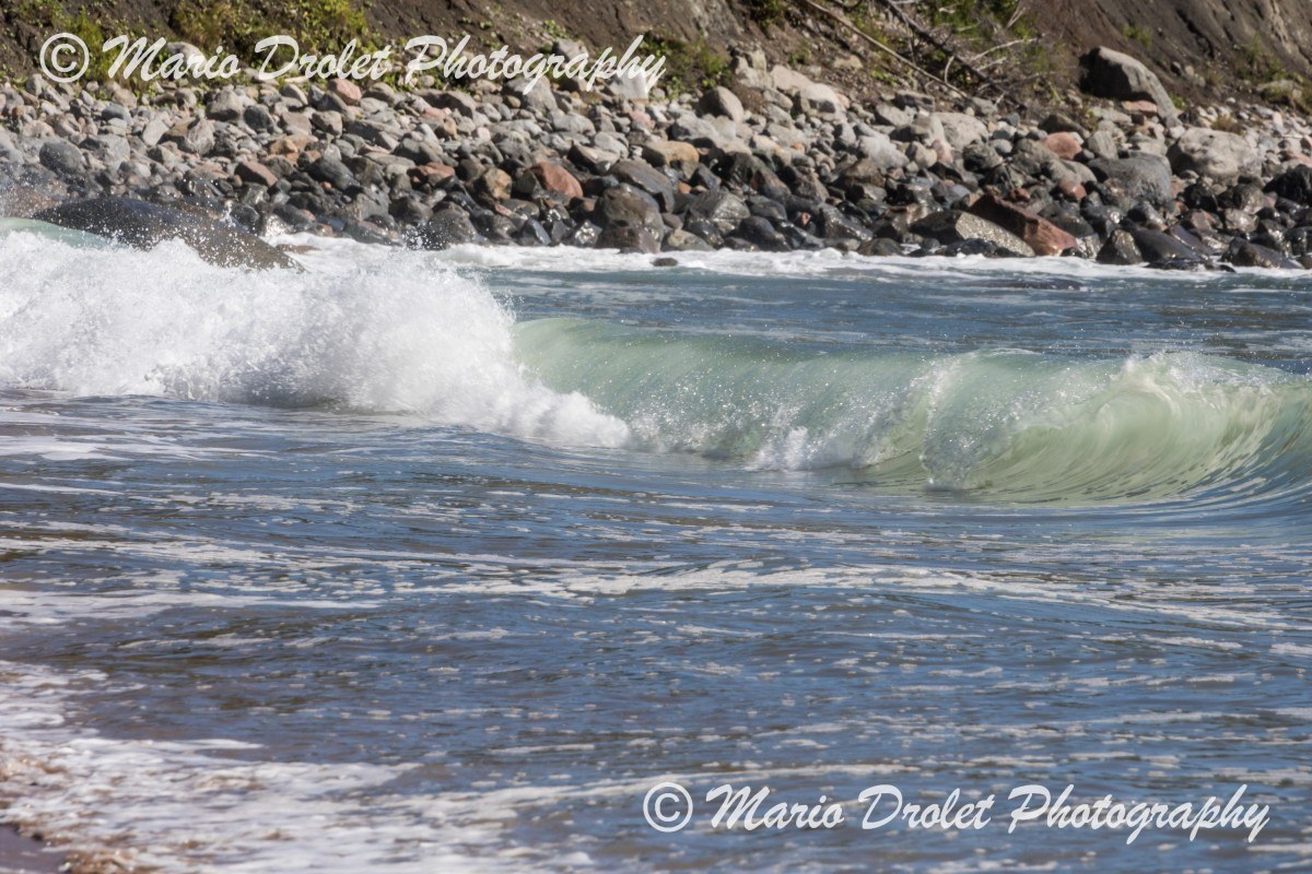 Crashing waves, Ingonish Beach, Nova Scotia Canada
