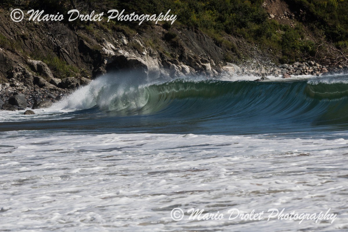 Crashing waves, Ingonish Beach, Nova Scotia Canada