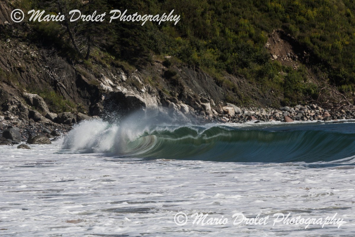 Crashing waves, Ingonish Beach, Nova Scotia Canada