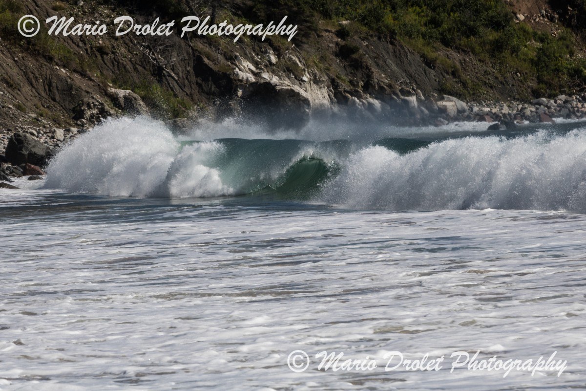 Crashing waves, Ingonish Beach, Nova Scotia Canada