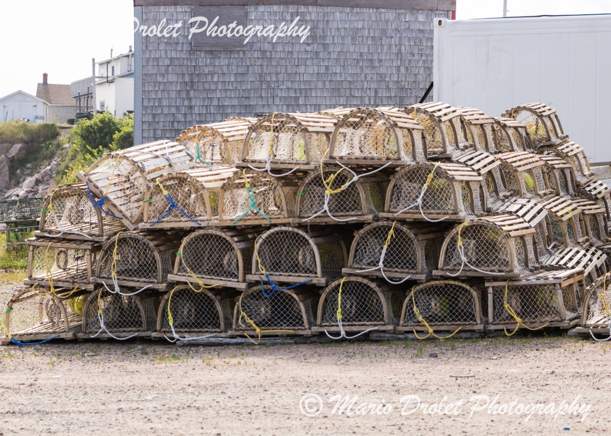 Lobster Traps in Neil's Harbour, Nova Scotia