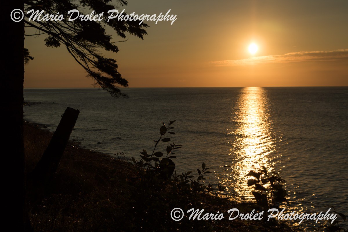Sunrise over the ocean, St Anns Pass, Cape Breton Island