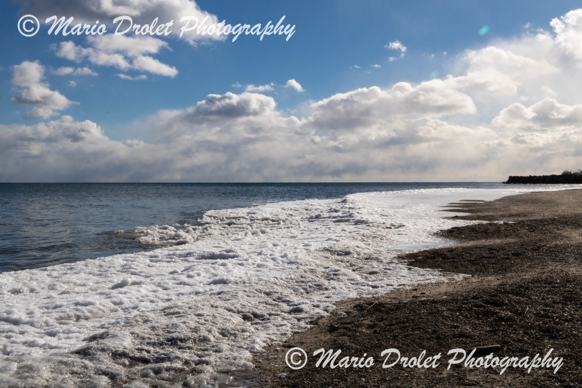 Shores of Lake Ontario in the winter