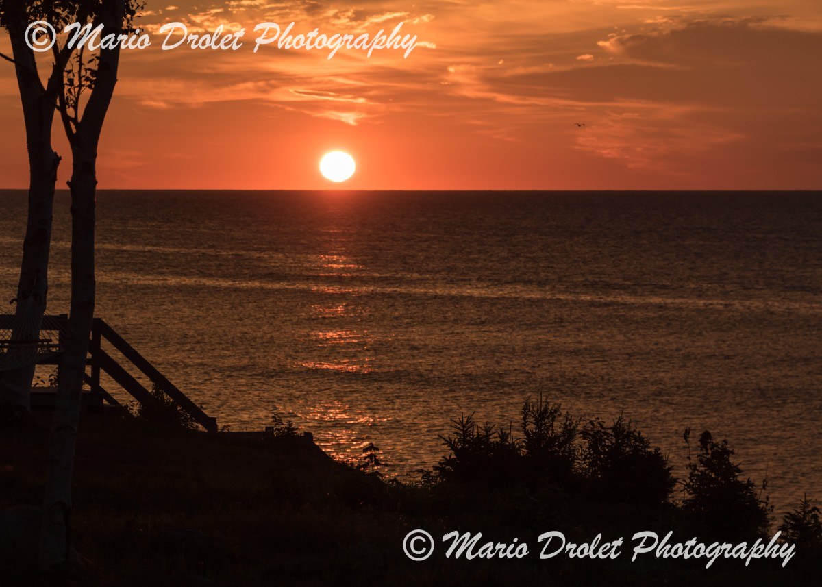 Sunrise over St. Anns Pass, Cape Breton Island, Canadian East Coast