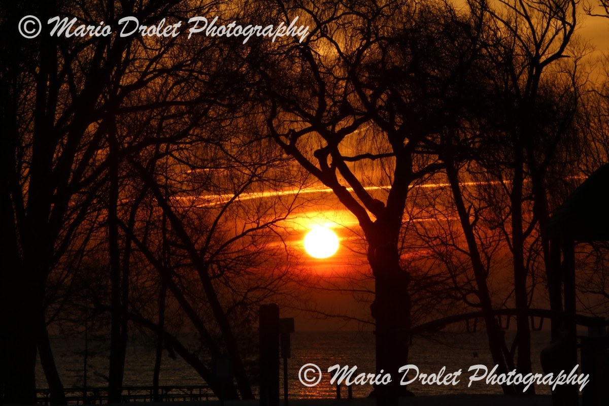 Late December Sunrise over Lake Ontario