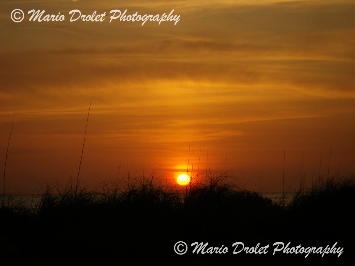 Sunset the Gulf of Mexico, Lido Beach, Florida