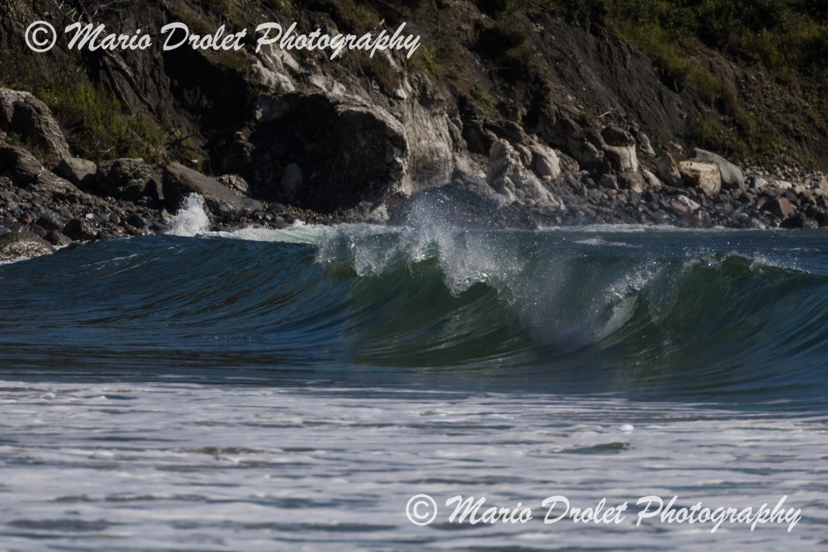 Crashing waves, Ingonish Beach, Nova Scotia Canada