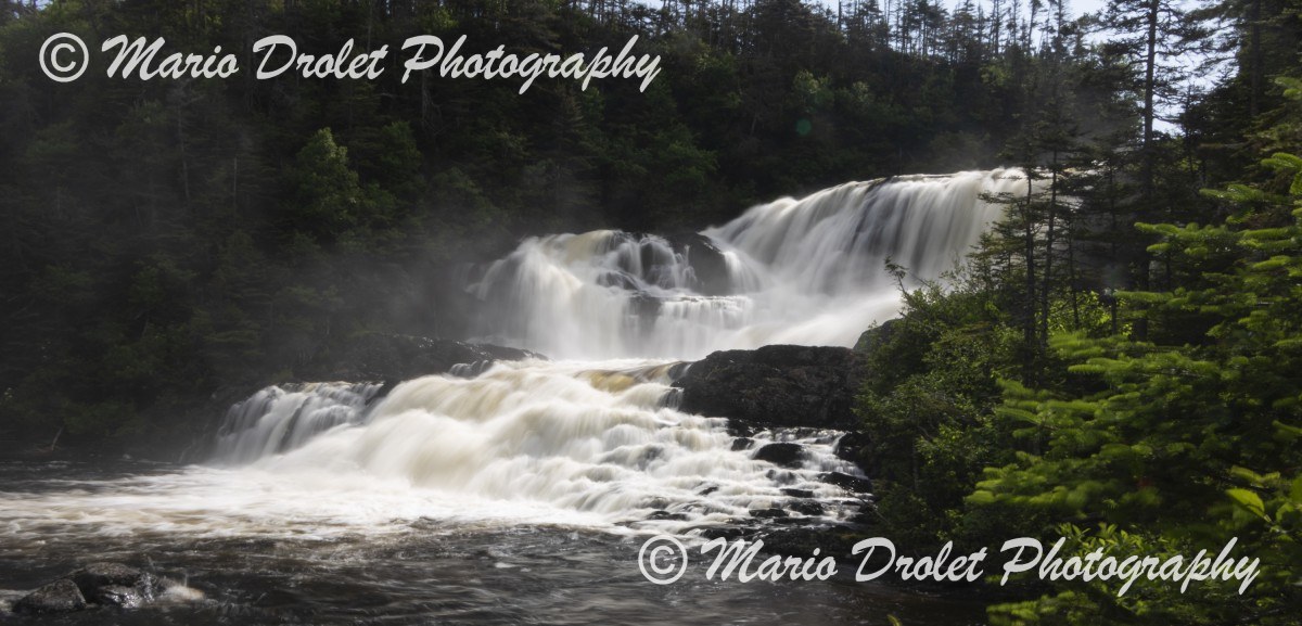 Baker's Brook Falls in long exposure