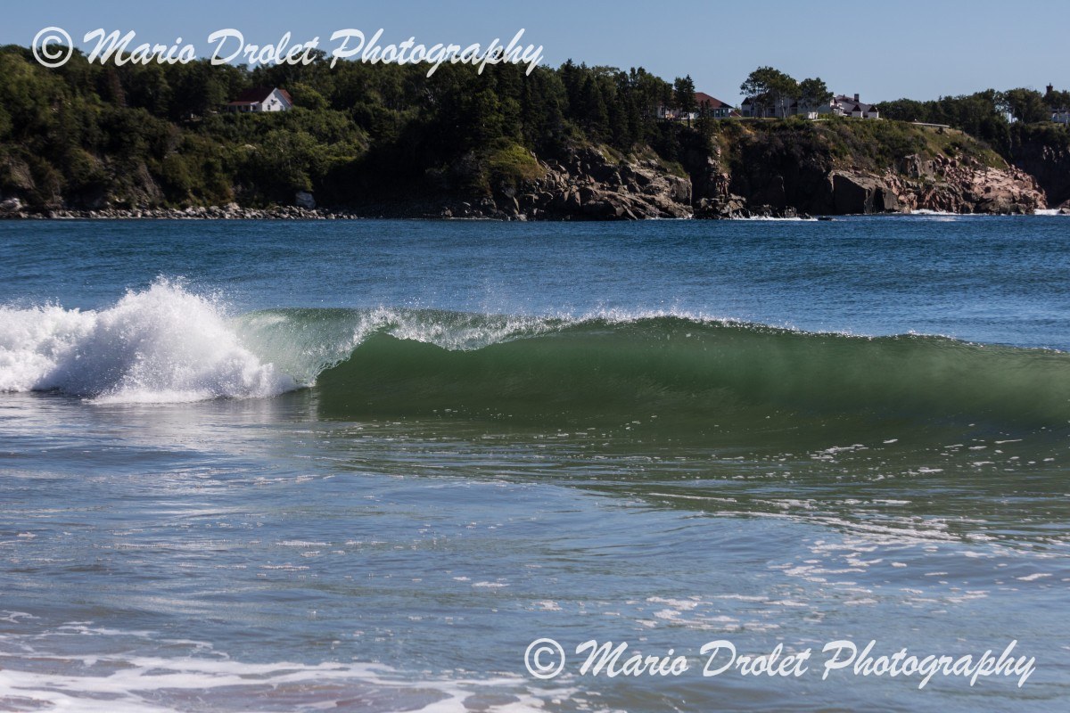 Crashing waves, Ingonish Beach, Nova Scotia Canada