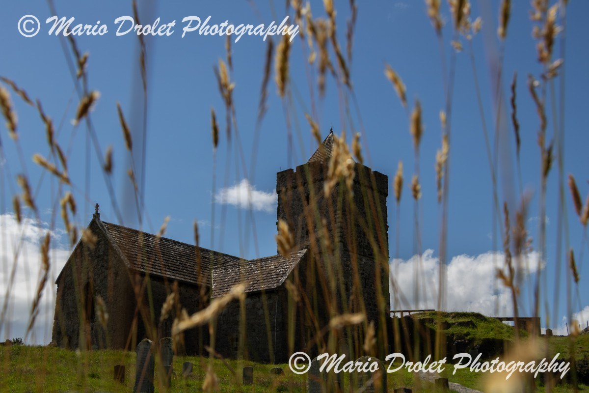 St. Clement's Church, oldest medieval church on Isle of Harris, Scotland