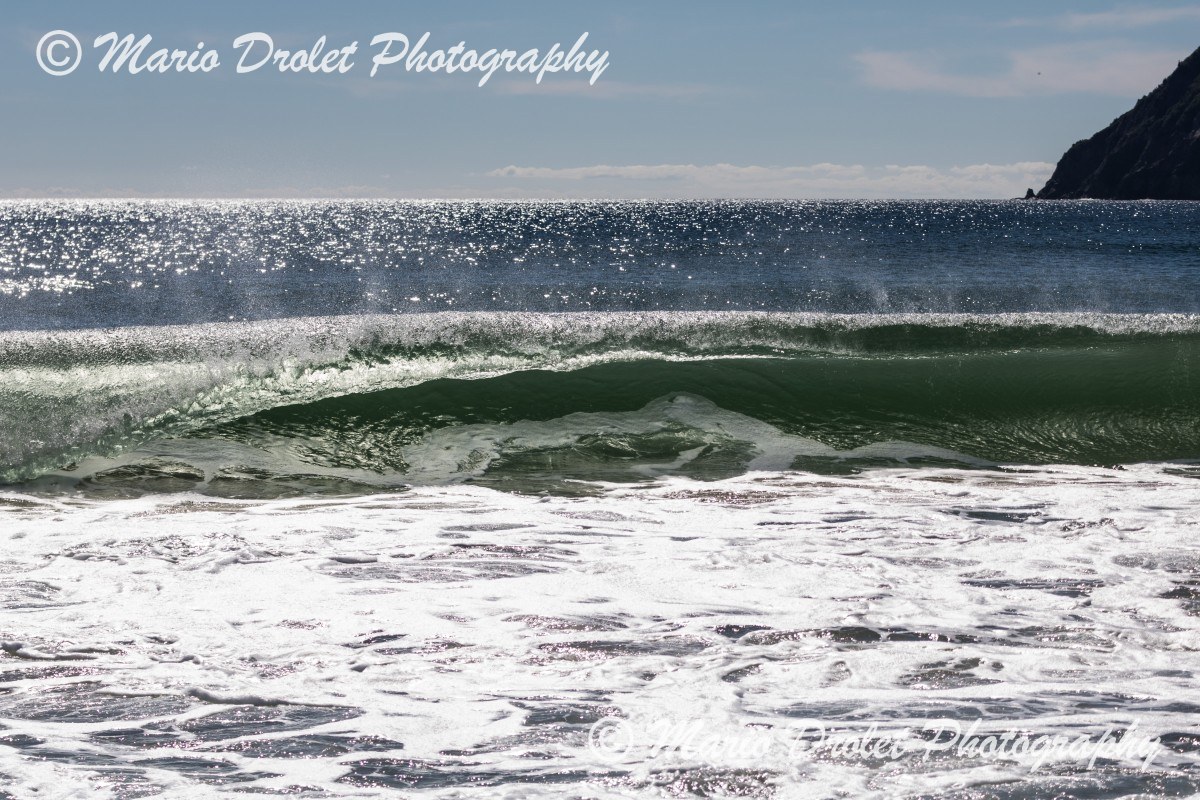 Crashing waves, Ingonish Beach, Nova Scotia Canada