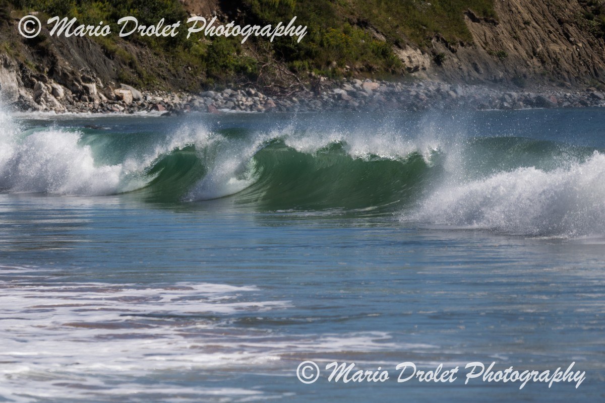 Crashing waves, Ingonish Beach, Nova Scotia Canada